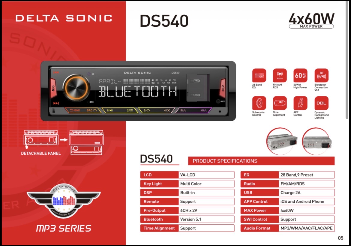 ضبط خودرو دلتا سونیک مدل DS.540