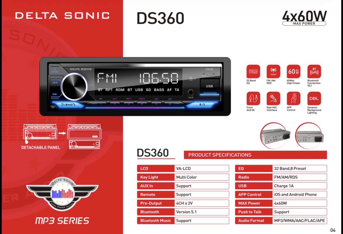 ضبط خودرو دلتا سونیک مدل DS.360