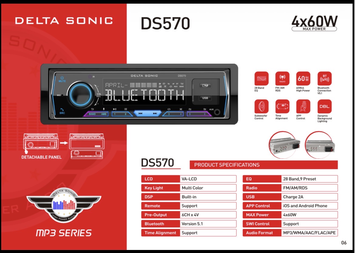 ضبط خودرو دلتا سونیک مدل DS.570