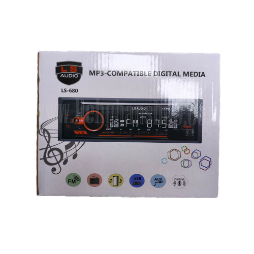 دکلس ۴ خروجی پنل ثابت  خودرو ال اس آدیو مدل LS-680