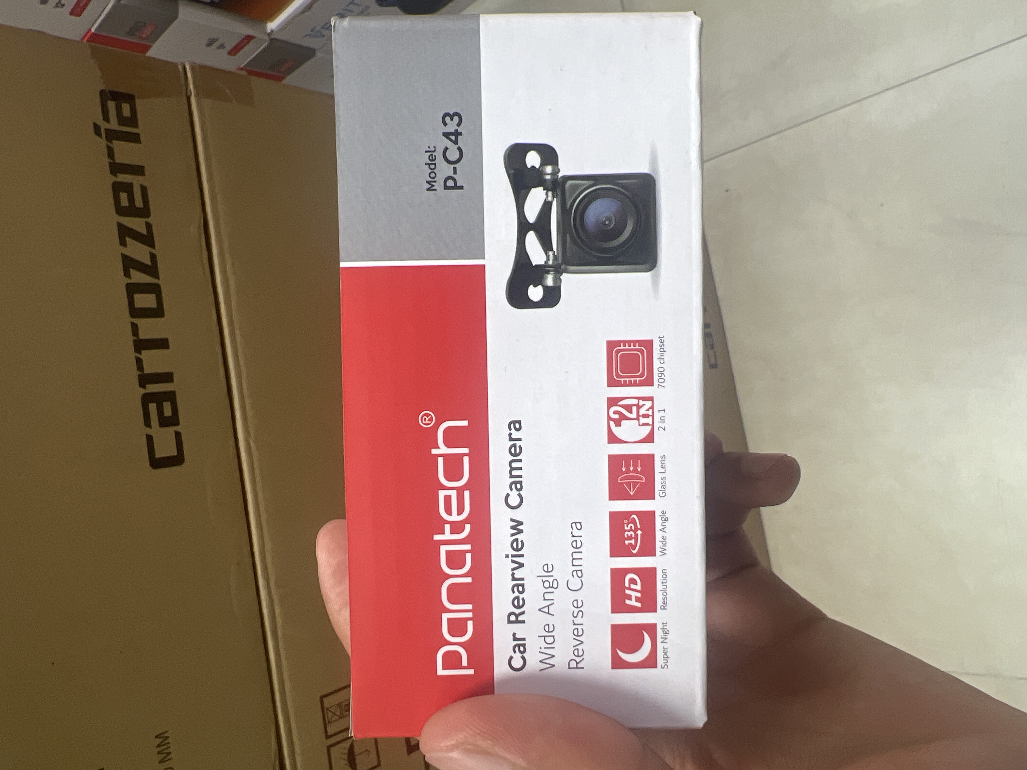 دوربین دنده عقب ماشین پاناتک مدل P-C43