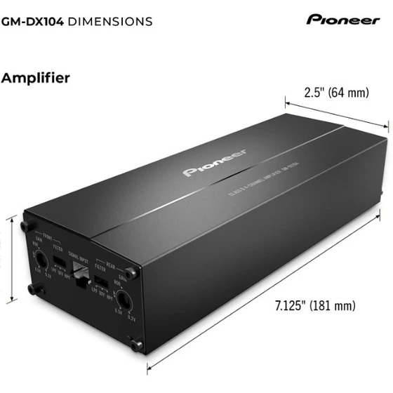 Pioneer GM-DX104 آمپلی فایر پایونیر